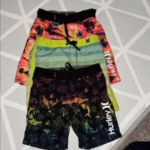 Hurley boys Swim Trunk Bundle 4-5-6